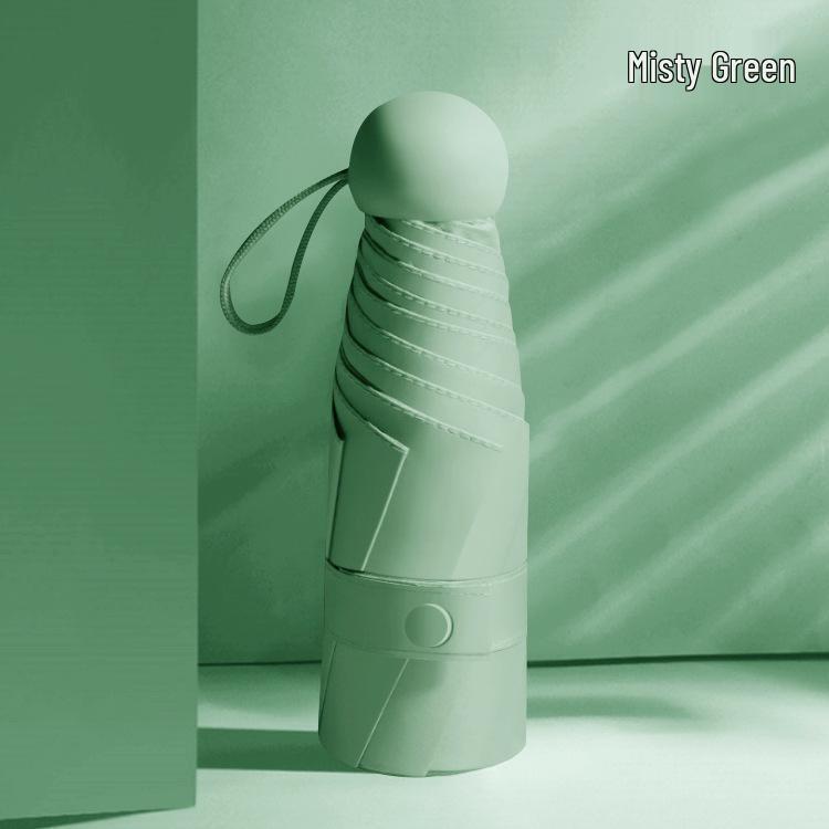 Ultra Durable UV Protection Auto Double-Fold Black Umbrella.