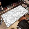 Large XXL Gaming Mousepad Art Black And White Line x x Desk Mat Anime Theme Keyboard Gamer Mouse Pad for Esports