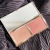 Natural&Matte Blush Palette Fine Powder Two-tone Peach Blush Palette Natural Rose Pink Red Rouge Face Cheek Easy To Apply
