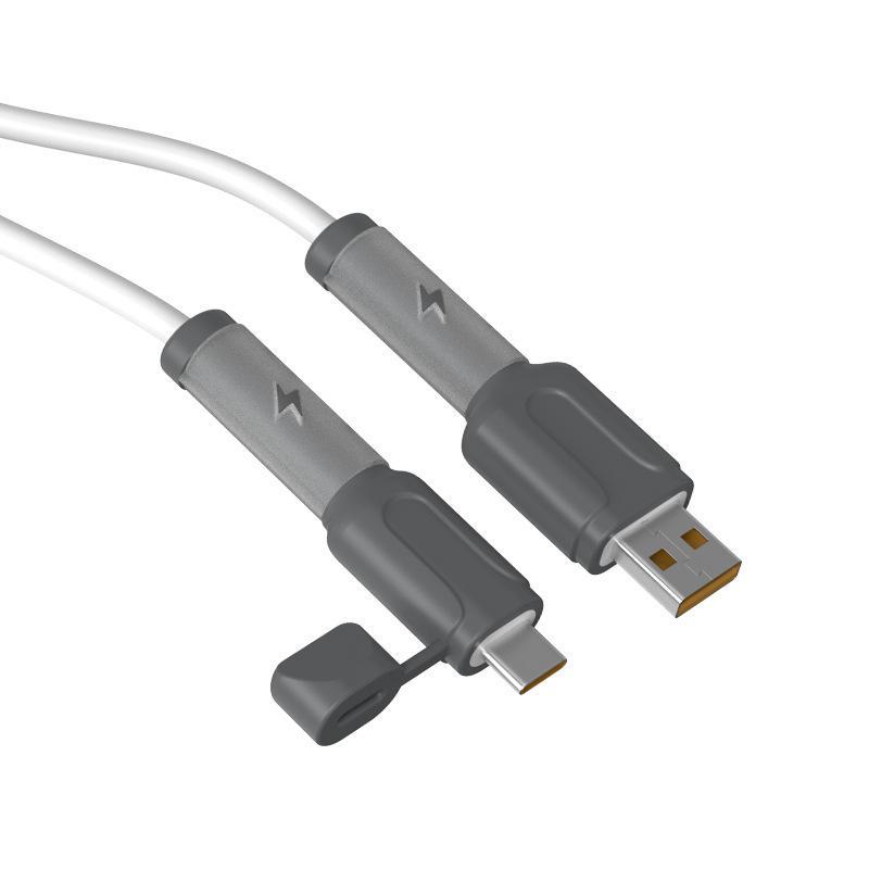 Miękki Silikonowy Organizer do Kabla Ładowarki Ochrona USB Typu C Rękaw Ochronny Zapobiegający Złamaniu do Linii Danych Telefonu