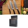 Wall Mount Cutlery Block Rack Aluminium Alloy Multifunctional Kitchen Cutlery Holder Utensil