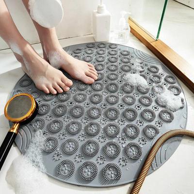 Silikon-Anti-Rutsch-Fußmassagegerät, Duschmatratze, Peeling, Badewanne, Dusche, rutschfeste Badezimmer-Fußreinigungsmatte