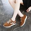 Soft Leather Fashionable Casual Lightweight Women's Sneakers Spring Autumn Thick Bottom Flat Shoes Sport Shoes Sneakers