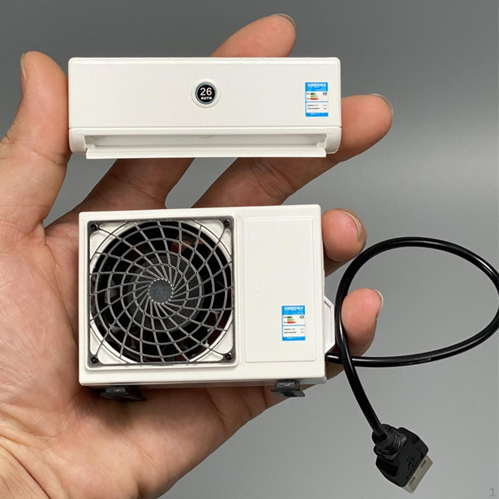 

1: 14 Мини Модель Кондиционера Кукольный Домик Украшение Игрушки для Ролевых Игр Аксессуары No Bracket