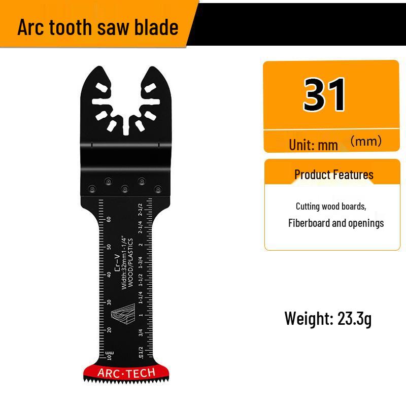 Universal Multifunctional Oscillating Saw Blade for Woodworking and Grinding
