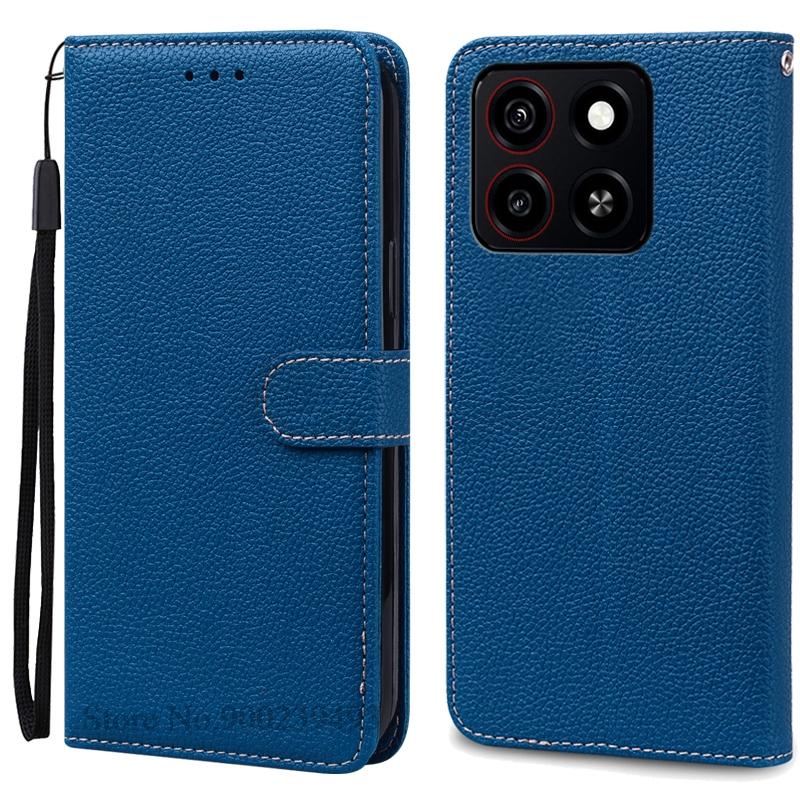 For ZTE Blade A35 Back Cover Phone Case For ZTE Blade A35 Case Soft Silicone Wallet Leather Flip Cover For ZTE Blade A35 Fundas