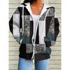 European and American Fashionable Women's Casual Zipper Pocket, Lightweight Open Top Jacket