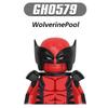 Nowe klocki budowlane Wolverine Deadpool Mini figurki akcji