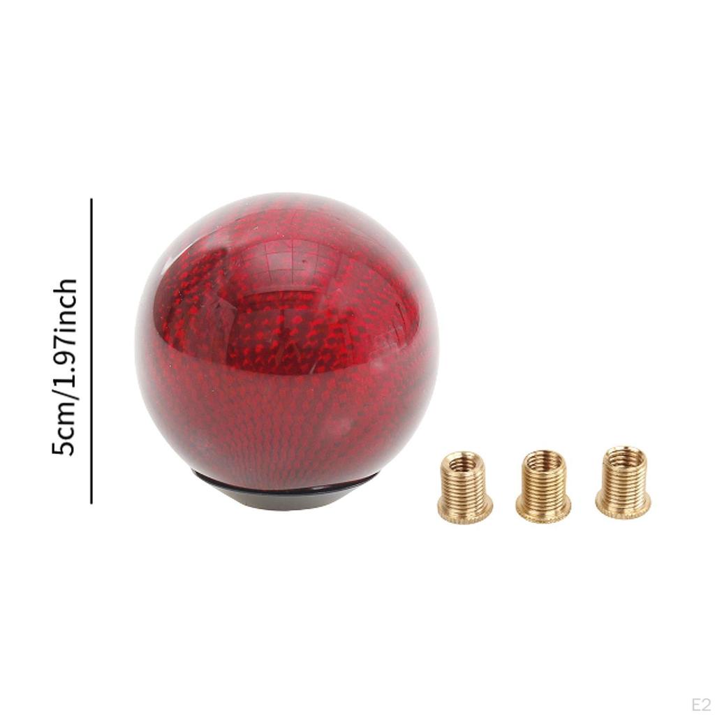 Auto Gear Shifter Knob Modified Round Ball Shifting Handle Easily Install for Automotive