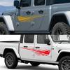 Pickup Door Side Stickers For Jeep Gladiator JT Truck Graphics Splash Style Decor Decals Car Vinyl Cover Auto Tuning Accessories