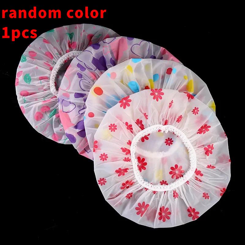

1/3/5/10pcs Waterproof Shower Cap - Thickened, Oil Fume Proof, Women s SPA & Hairdressing Salon Supplies, Bathroom Accessories
