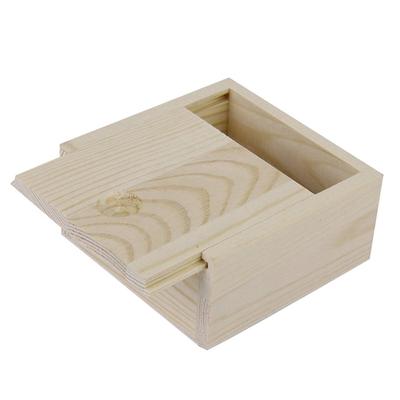 Jewelry Case Card Keeper Unfinished Beads Container Jewelry Organizer Case Storage Box Wooden Box