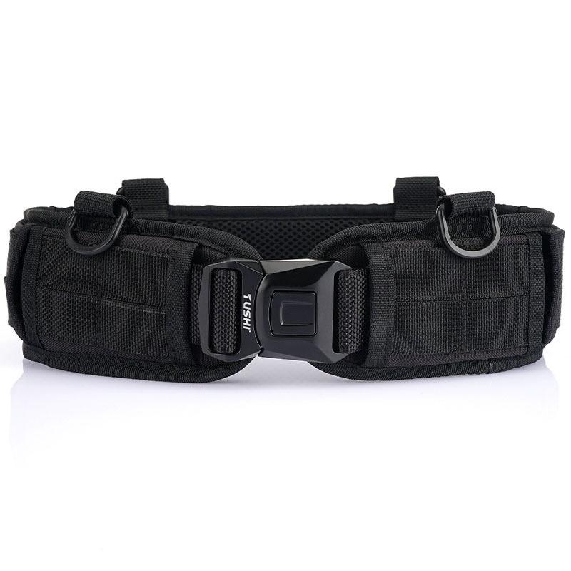 

Outdoor Waist Belt Men Women s Multifunctional Quick-drying Buckle Seal Training Nylon Canvas CS Suit 125cm