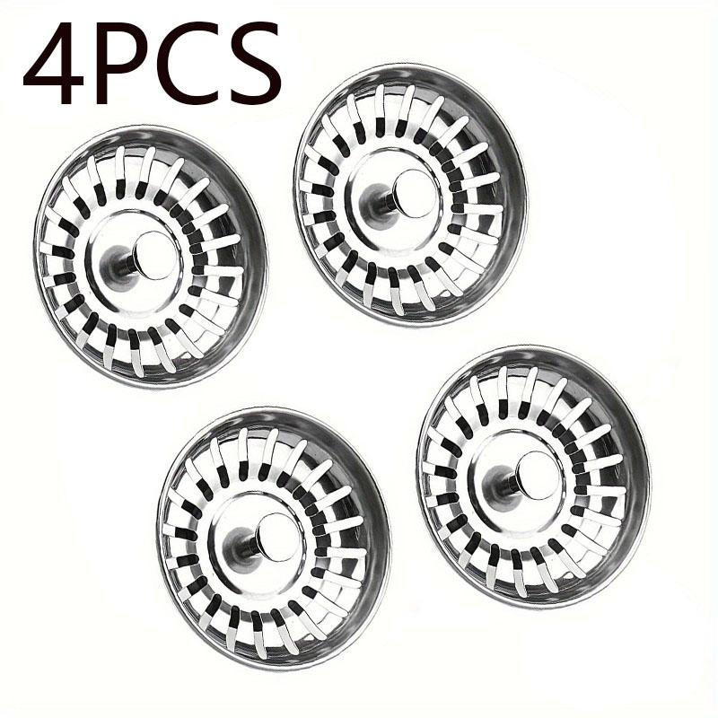4PCS Kitchen Sink Strainer Stopper Waste Plug Sink Filter Filtre Sink Strainer Anti-clogging Filter Floor Drain Sink Filter Plug