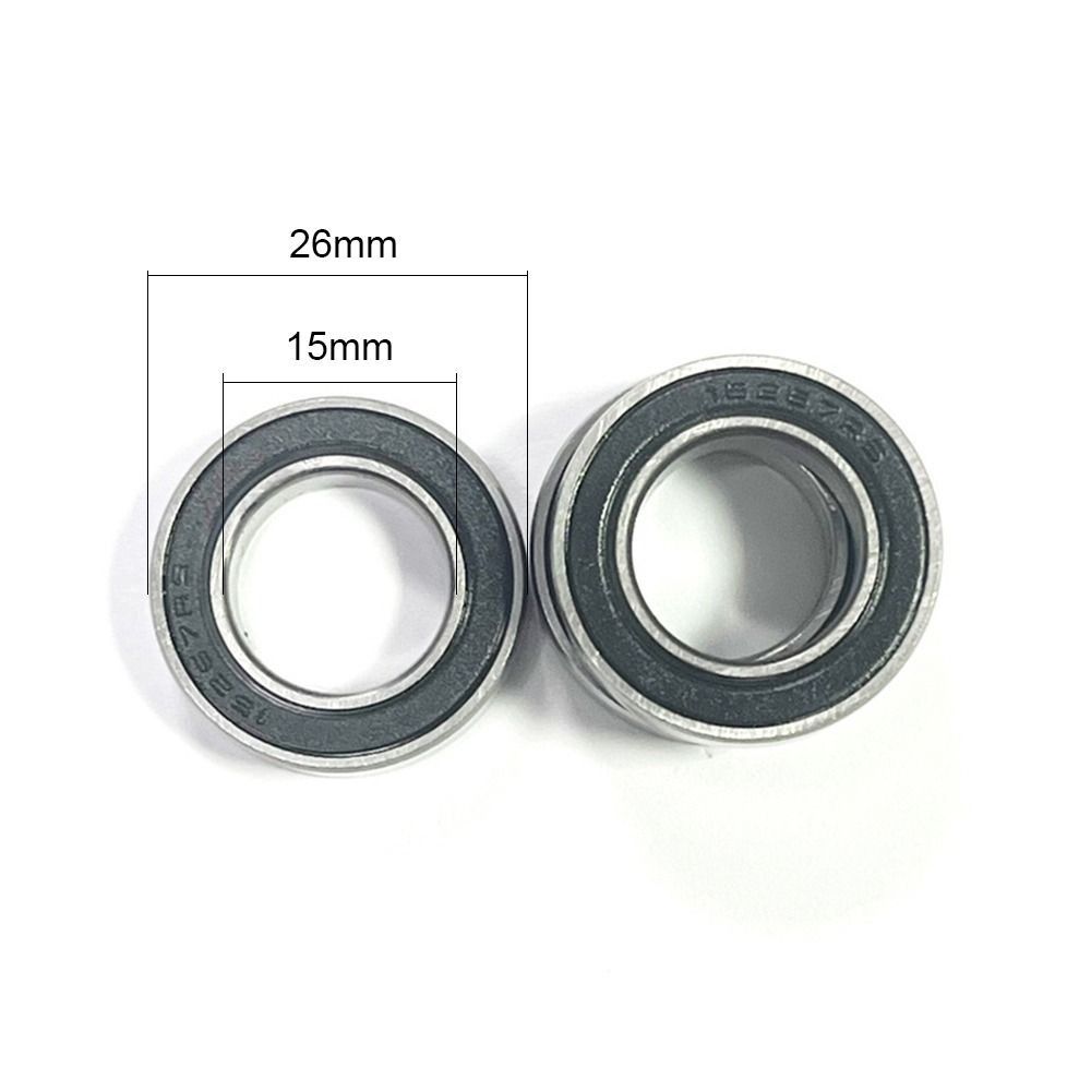 4PCS ocelové pryžové těsnění 15x26x7 mm 15267-2RS Kuličková ložiska Čerpadlo Průmysl