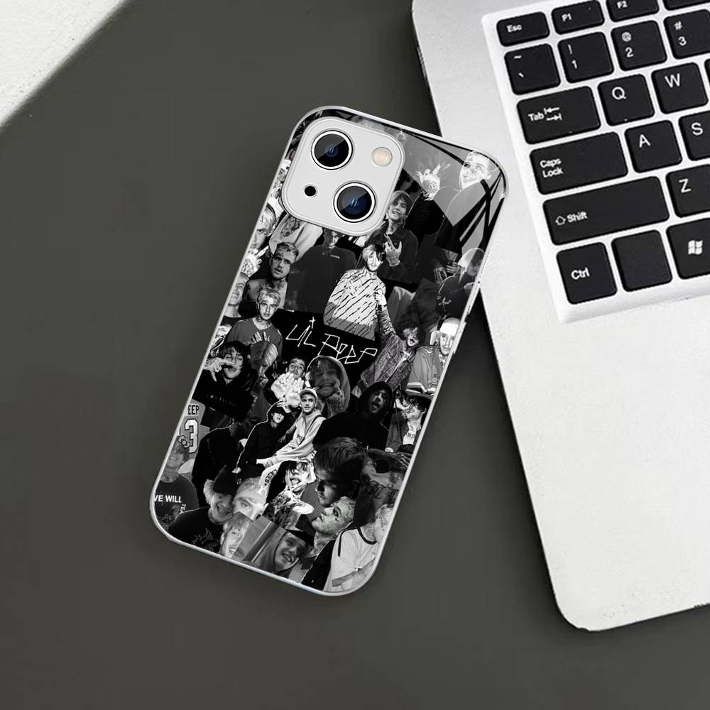 

Singer L-Lil P-Peeps Tempered Glass For Iphone 14 13 12 11 Pro Mini XS MAX 14Plus X XS XR Fundas iphone 12 pro