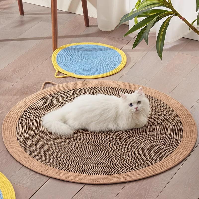 Cotton Thread Knit Cat Nest Cat Claw Board Scratch-resistant Wear-resistant Cat Scratch Board Does Not Lose Cat Claws and Claws Crawling Pad