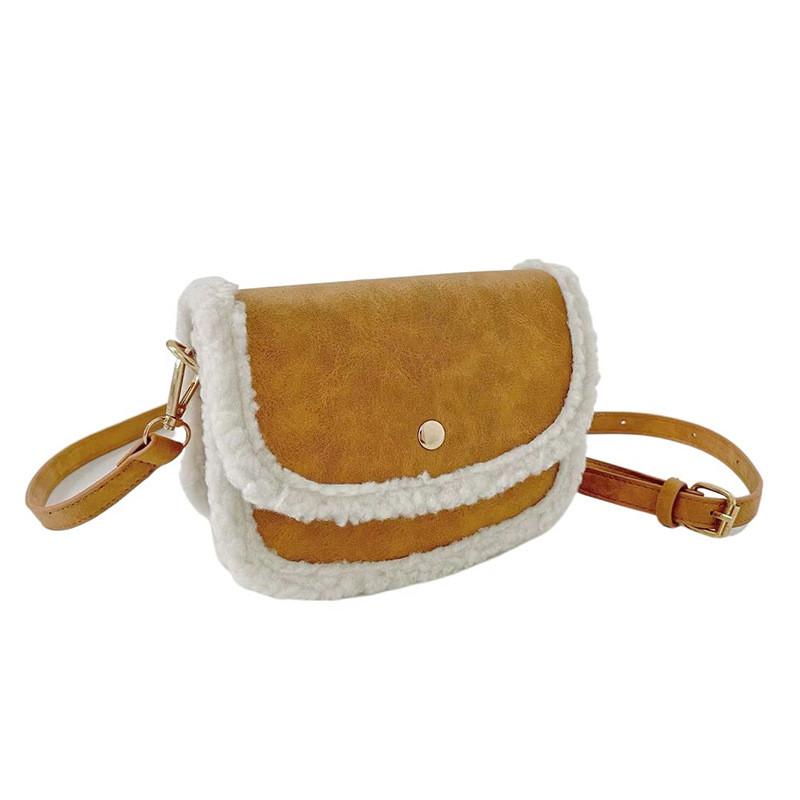 Pu Stylish Neutral Leather Crossbody Bag For Boys And Girls With Design Chic