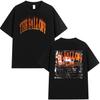 T-shirt Grafica Unisex Vintage Oversize in Cotone Rapper J.Cole The Fall Off Nuovo Album Y2k Abbigliamento Gotico Unisex T-shirt