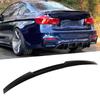 For M4 Style Glossy Black High Kick Trunk Lid Spoiler Fit for 3 Series F30 2013‑2019
