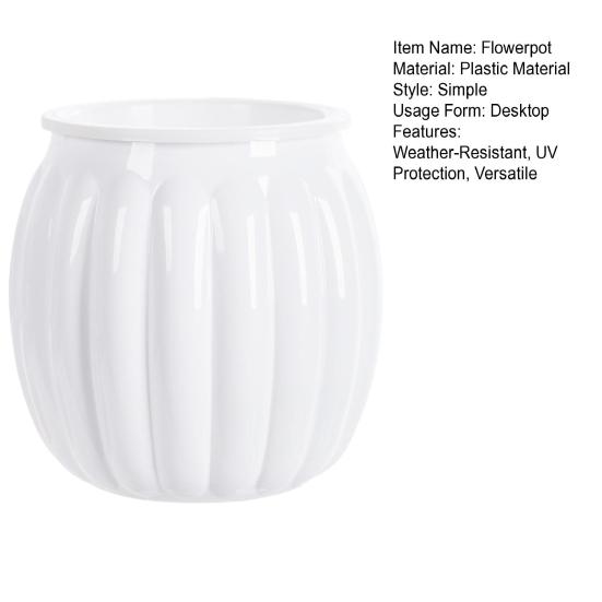 Yousheng Plastic Flowerpot Self-Watering Planter Weather-Resistant UV Protection Automatic Watering System Plant Pot