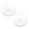 2Pcs Floor Drain Hair Capture Prevent Blockage Shower Bathtub Sink Compact Design Sink Strainer Fine Mesh Drain Protector