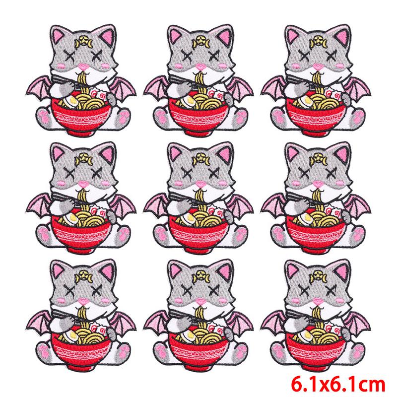 10 teile/los Großhandel Stickerei Patch Eisen Auf Patches Für Kleidung Patches Auf Kleidung Jacken Dekor Applikation Nähen Liefert