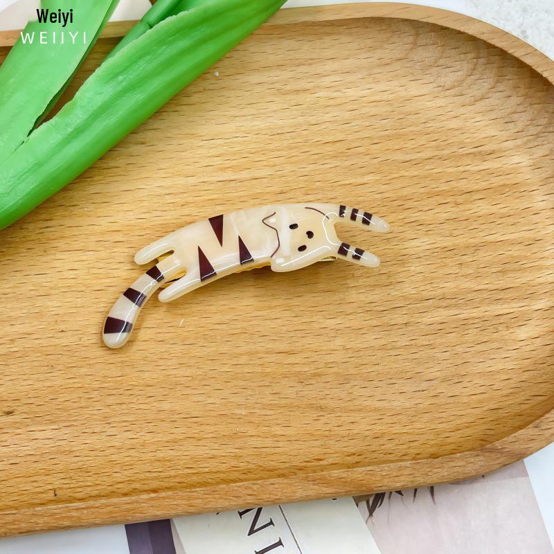 

Korean Style Light Luxury Acetate Cat Duckbill Hair Clip – Sweet and Versatile Women s Accessory