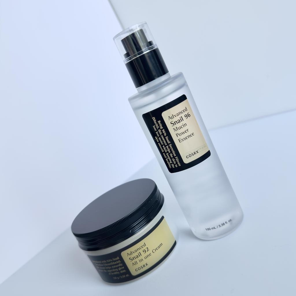 COSRX Advanced Snail 96 Mucin Power Essence 100ml+Advanced Snail 92 All in one Cream 100g