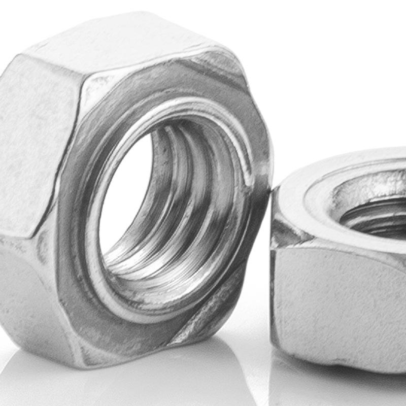 Piuliță de sudură hexagonală din oțel inoxidabil 201/304, culoarea fierului, M5/M6/M8