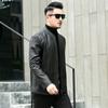 Spring and Autumn New Men's Sheepskin Genuine Leather Jacket Men's Lapel Slim Leather Jacket