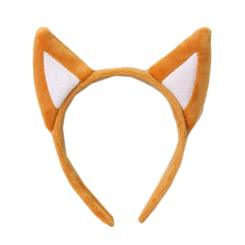 Masquerade Elastic Dog Ear Headband Woman Girls Makeup Washing Face Headband