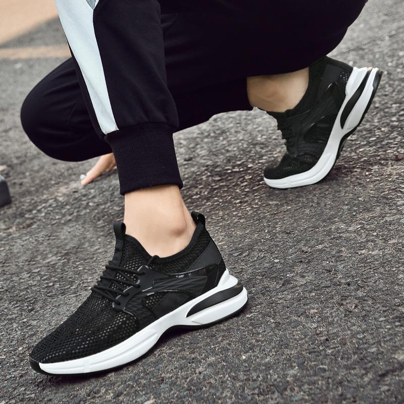 Summer Sports Inner Heightening Shoes Sneakers Men Elevator Shoes Height Increasing Shoes for Man Insoles 6CM Hidden Heels