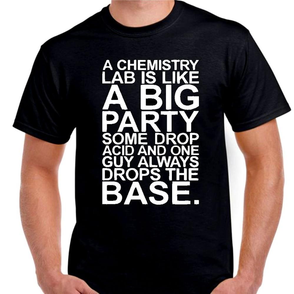 Chemistry Lab Acid Base Funny T Shirt Tee All Sizes and Colors