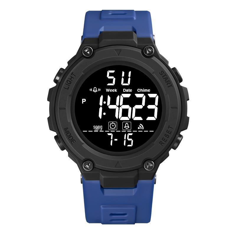 Men's Multifunctional Luminous Sports Watch - Outdoor Student Electronic Alarm Clock
