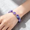 Fashion Multi-Color Natural Stone Bead Braided Bracelet, Adjustable Length Hand-Wound Personalized Hand Rope All-Match Jewelry
