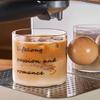 Round Wooden Handle Transparent Glass Cup For Coffee Household Coffee Cups Kitchen Office Coffee Mug With Cup Saucer