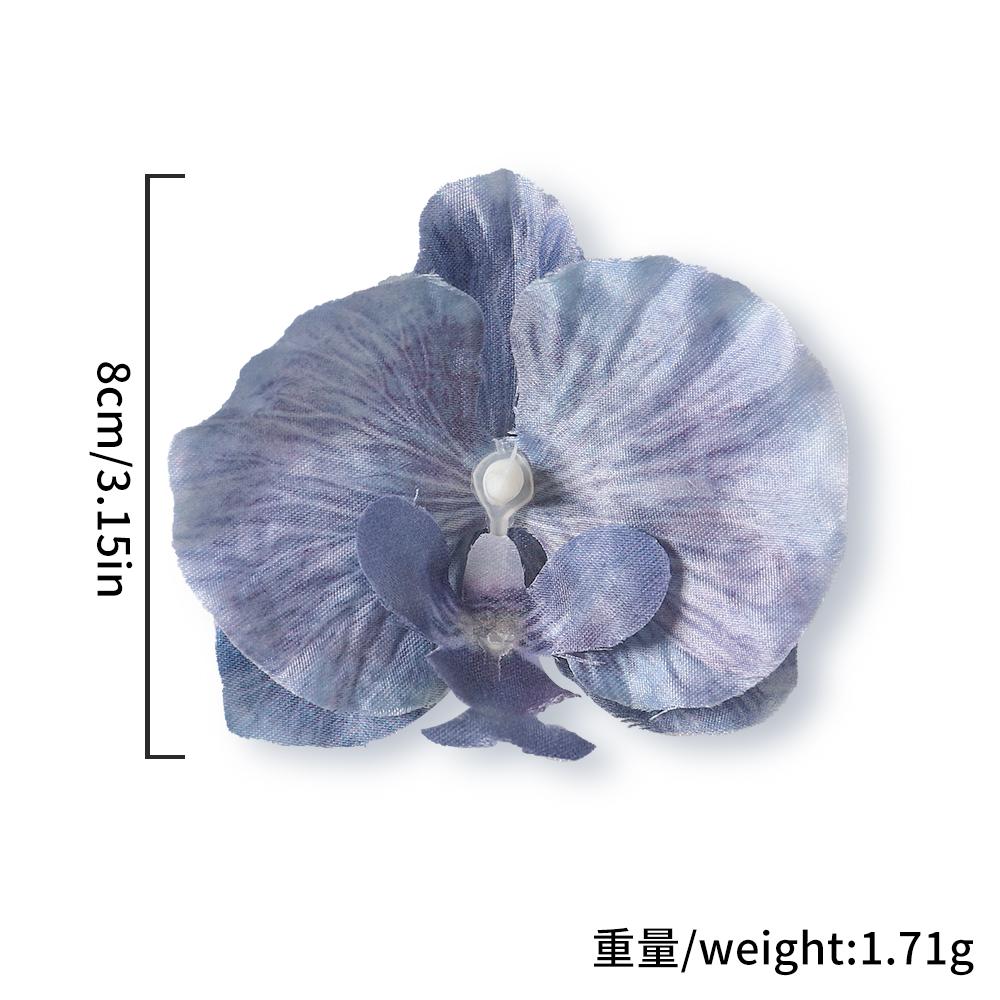 

5/10Pcs Butterfly Orchid Artificial Flowers Heads Fake Flowers for Home Decor Wedding Decoration Ornament Gift Craft Accessories 5Pcs фиолетовый