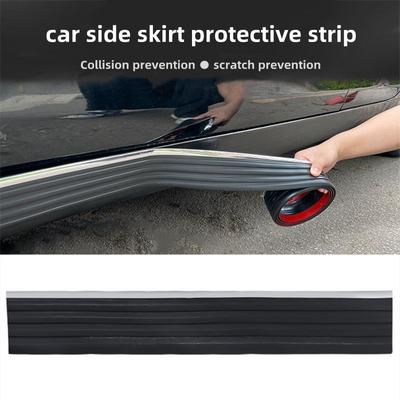 0,5 M/1,5 M/4M X6CM puerta del coche/faldones laterales Protector Universal de goma antiarañazos faldones laterales protectores de bordes decorativos