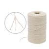 Tenn Well Cotton Rope 300M Durable Tying Thread for Crafts Macrame Bonsai Gardening Art Decorations Beige