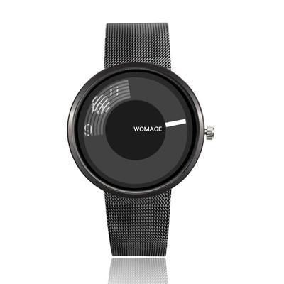 Luxury Brand Creative Fashion Women Watches Stainless Steel Mesh Band Quartz Watch Ladies Watches