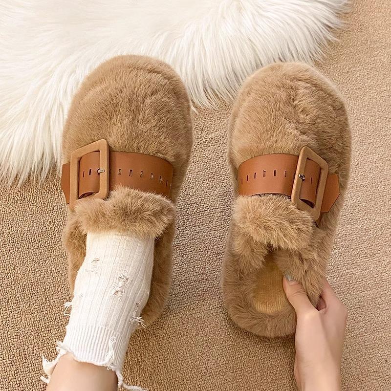 

Популярные интернет-знаменитости Мао Мао тапочки женские 2025 осень и зима новые мягкая подошва модные толстая подошва теплые домашние сумка на голову хлопковые мопы 38