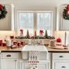 1pc/2pc/4pc/pack Christmas Scrub Sponge Creative Kitchen Dish Cloth Festive Cleaning Decor for Home & Table Kitchen Dish Towel Xmas Cleaning Supplies