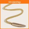 Metal Leaf Shape Elastic Waist Chain Dress Belt Chain Fashion Jewelry Gifts