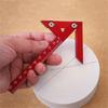 Carpenter Rule Aluminum Alloy Woodworking Center Scribe Square Center Scriber