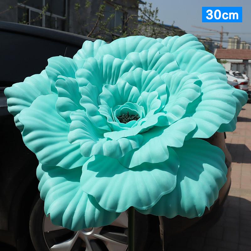 30/40cm Künstliche Pfingstrose Hochzeitsfeier Große Blumen-Show-Requisiten DIY-Fälschung Blumen Hochzeitsfenster Hintergrundwand Dekoration