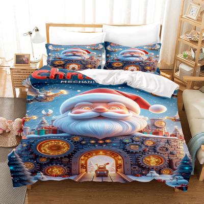 Christmas Duvet Cover Set Comforter Bedding 3D Children'S Bedding Set 3-Piece 1 Quilt Cover King Size