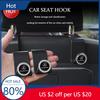 TCQHX1 Hot 2025 2Pcs Car Interior Portable Seat Back Hooks For Mercedes Benz AMG W204 W205 W203 W211 W212 W213 W201 W210 W124 W126 W140