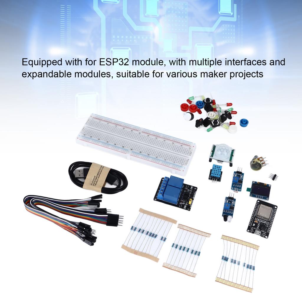 Multi Interface WIFI Development Board Starter Kit for ESP32 ESP 32S Maker Project
