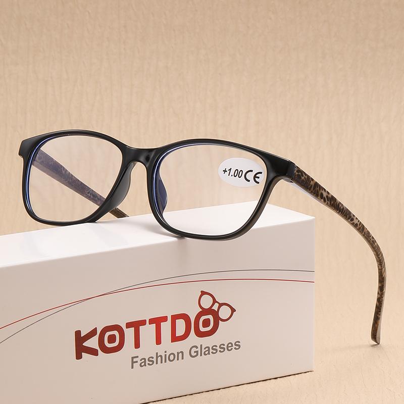 Neue Blaulichtfilter Quadratische Lesebrille Damen Alterssichtigkeit Weitsichtigkeit Brille Herren Lesebrille Brillen +1.0 +1.5 +2.0 +2.5